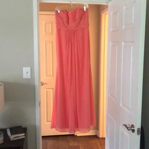 Coral Chiffon Maxi